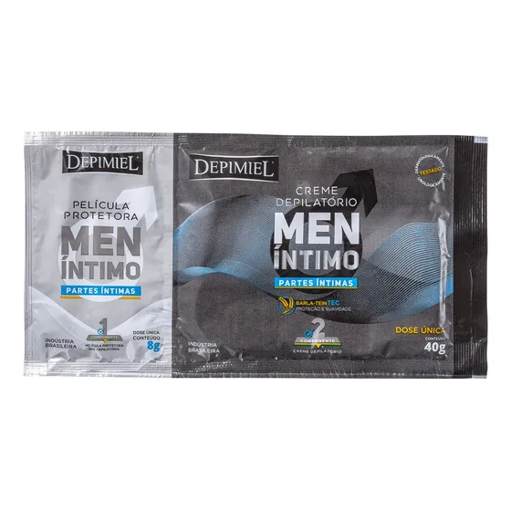 Depimiel Men Íntimo Sachê - Creme Depilatório 48g