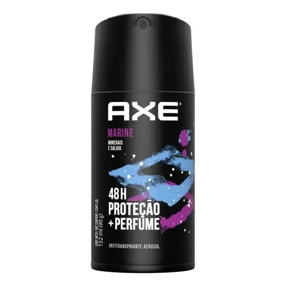 Kit 15x Desodorante Axe Aerosol Marine 48hr 150ml