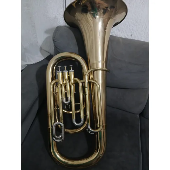 Tuba Weril 3/4 Dourada Em Dó