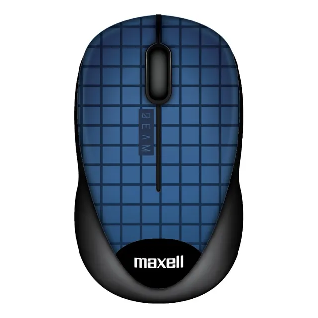 Mouse Inalámbrico Óptico Con Tecnología Beam Trace 1600 Dpi 2.4ghz - Maxell Azul