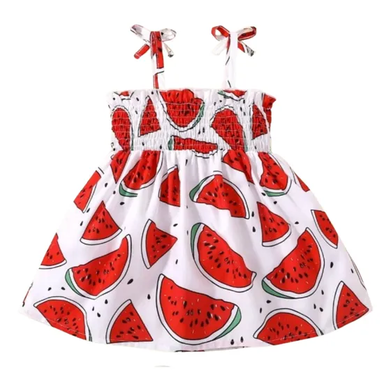 Vestido De Sandias Para Bebe