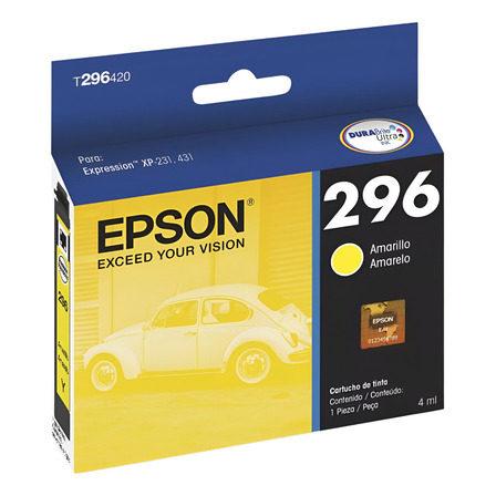 Cartucho De Tinta Epson Amarelo Expression T296420 (eps01) Cartucho De Tinta Epson Amarelo Expression T296420 (eps01)