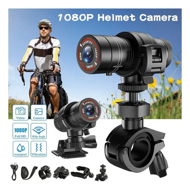 Cámara Full Hd 1080p Acción Y Deportes Bicicleta Moto Casco
