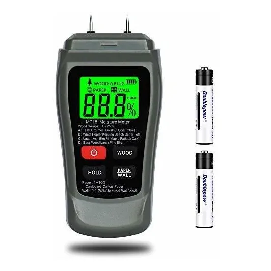 Medidor Humedad Madera Detector Digital Para Leña Pantalla Z