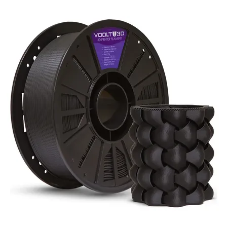 Filamento Pla Velvet Preto 1kg Preto Velvet