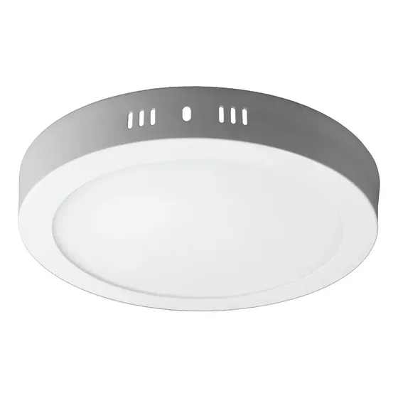 Panel Led Foco Plafón Sobrepuesto Redondo 24w 28cm Luz Fría