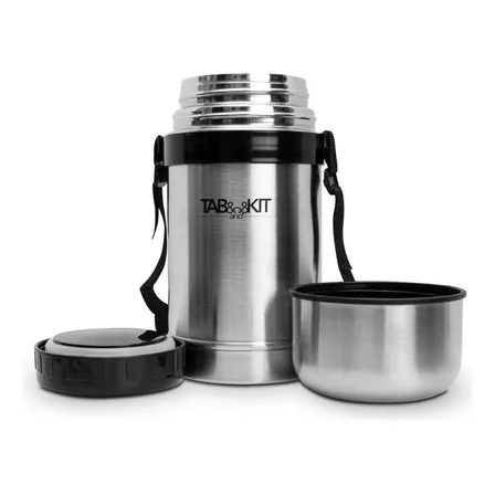 Termo Para Comida De Acero Inox. Cap. 600 Ml Color Gris