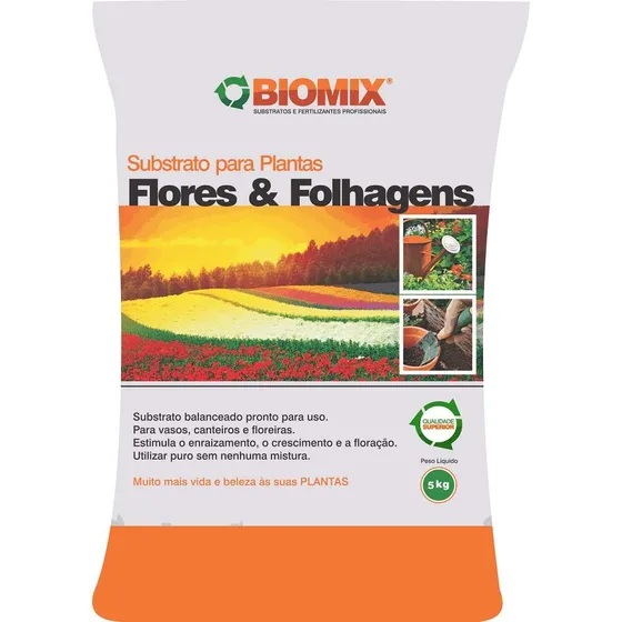 Substrato Flores 5kg Biomix