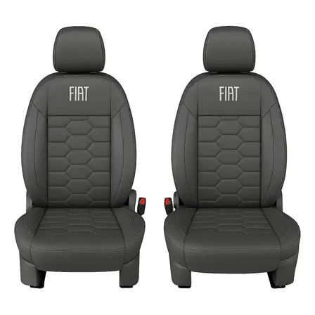 Capa Banco Automotivo Nova Fiorino Até 2025 Preto/premium