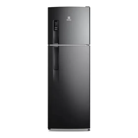 Geladeira Electrolux Frost Free 380L AutoSense Inverter Black Inox Look (IF41B) 127v