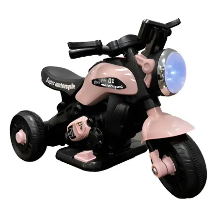 Moto Elétrica Infantil Mini First Custom 6V Zippy Toys Rosa
