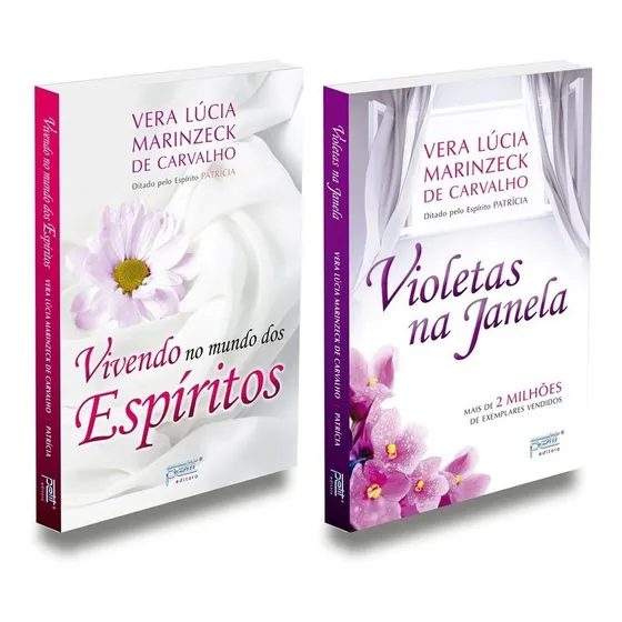 Kit Violetas Na Janela E Vivendo No Mundo Dos Espíritos