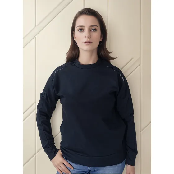 Buzo Dama Simil Sweater Elastizado Taverniti Arun Art. 8639
