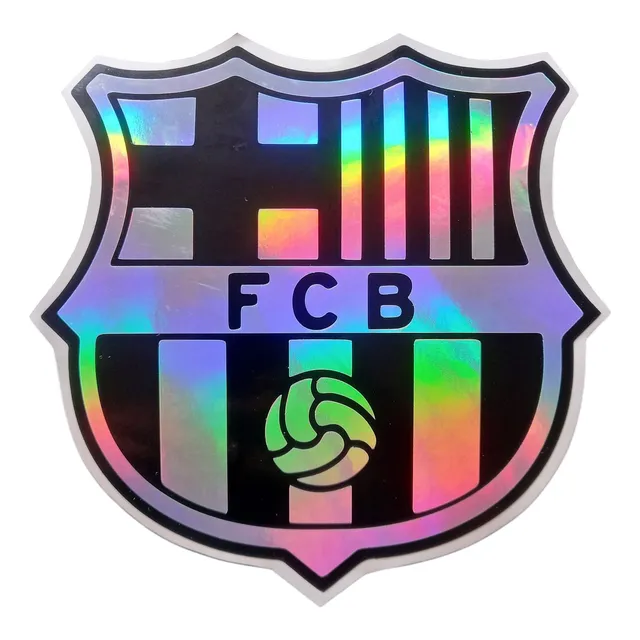 Calcomanias  El Barcelona Futbol Tornasol