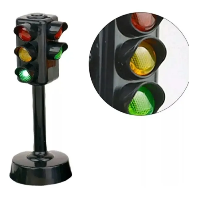 Semáforo - Sinaleiro - Sinal De Trânsito Com Luz Led E Som 