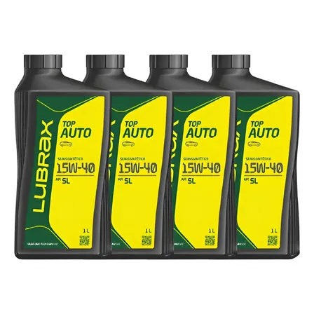 Kit 4l Óleo Lubrificante Lubrax Tecno Semissintetico 15w40