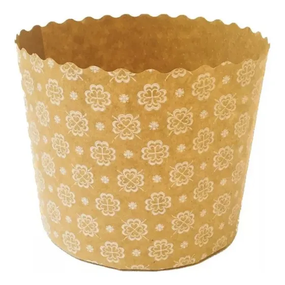 Pack 20 Un. Molde Papel Panettone 100 Gr. Muffin, Queque