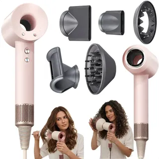 Secador De Cabelo Profissional Potente 5x1 Salão Casa 220v Palha 220v