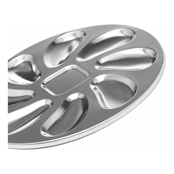Placa Ostra Acero Inoxidable Para Salsa Limone Cacerola