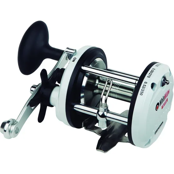 Reel Waterdog White Widow Em 3002 Variada Mar Lance Costa Color Blanco