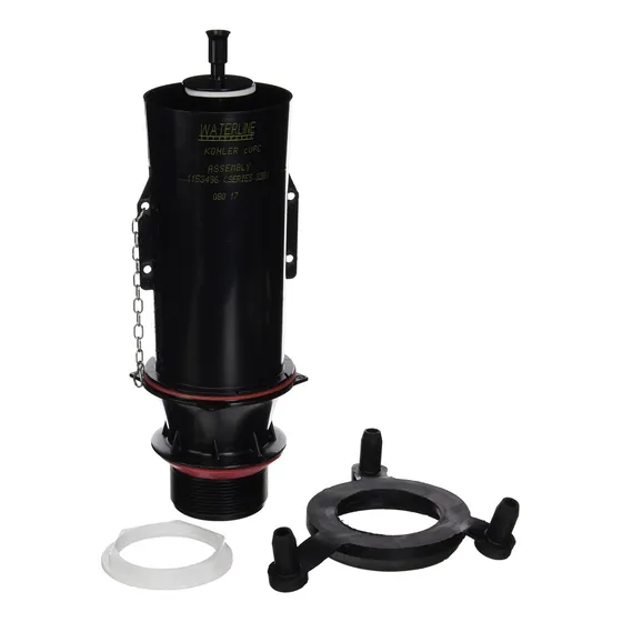 Valvula Descarga Plastico Negro Adapta Kohler