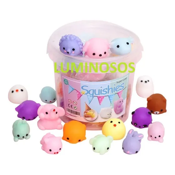 Paquete Squishy Luminoso Brilla En La Oscuridad +obsequio