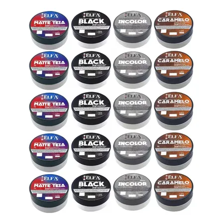 24 Unidades Cera Modeladora Masculina Elfa 4men Fixador 120g