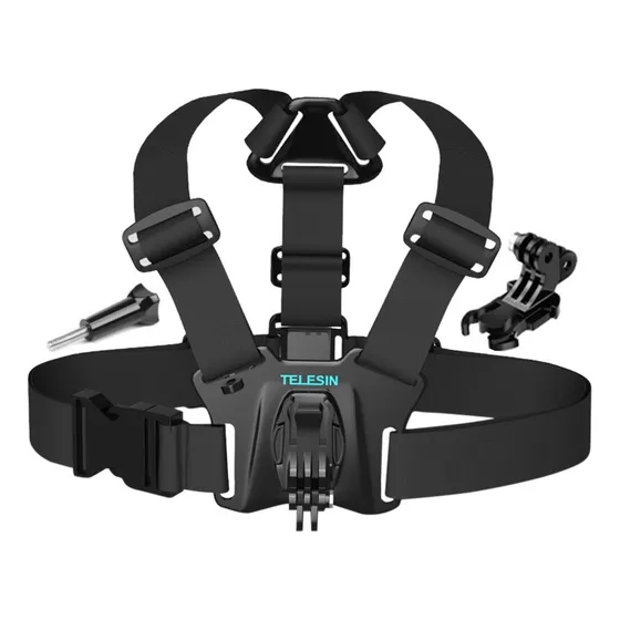 Arnés De Pecho + J + Tornillo Para Gopro Y Otras Camaras