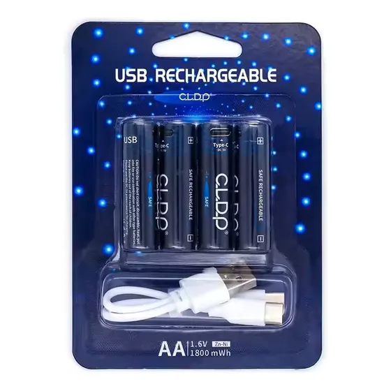 4 Pilas Aa Recargables Usb Zi-ni Cldp | Smarden