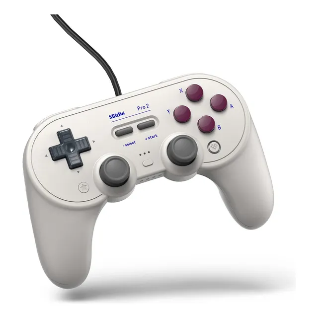 Controlador Con Cable 8bitdo Pro 2 Para Switch, Windows Y Má