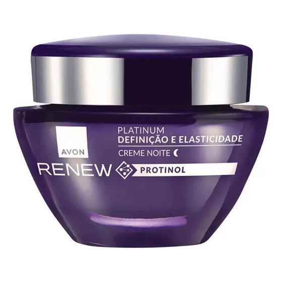 Creme Renew Platinum Noite 55+ 50g (embalagem Nova) - Avon