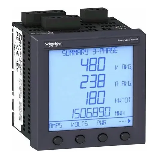 Medidor De Energía Powerlogic Schneider Electric Pm800