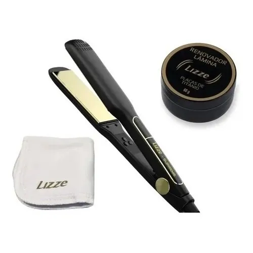 Plancha plana Lizze Supreme 1/4 Professional, nanotitanio, 110 V
