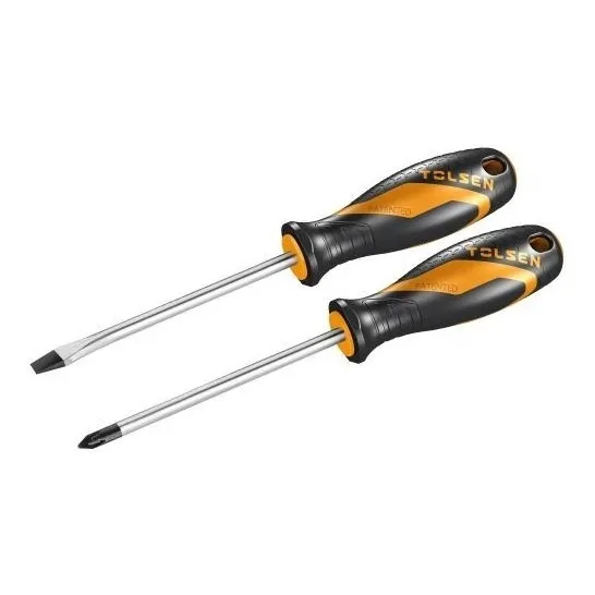 Set D/destornillador Pala6.5x100mm Y Estria Ph2x100mm Tolsen