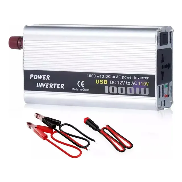 Convertidor De Corriente Auto Para Auto 1000w 12 A 110v,inversor,inversor Corriente