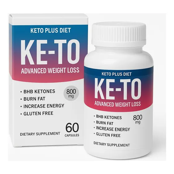 Keto Plus 60 Caps+guia Cetogenica+entrenamiento De Regalo Sin Sabor