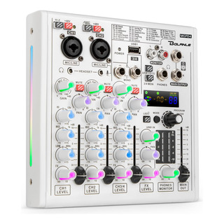 Mezclador De Audio Profesional De 4 Canales De 4 Canales Con Mezclador De Audio Profesional De 4 Canales De 4 Canales Con
