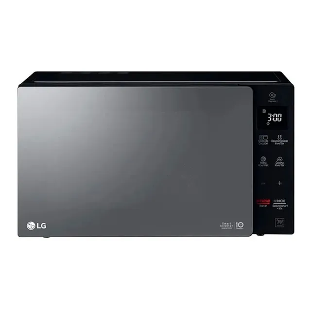 Microondas LG Inverter 42 Lts Grill Negro 220v Bde