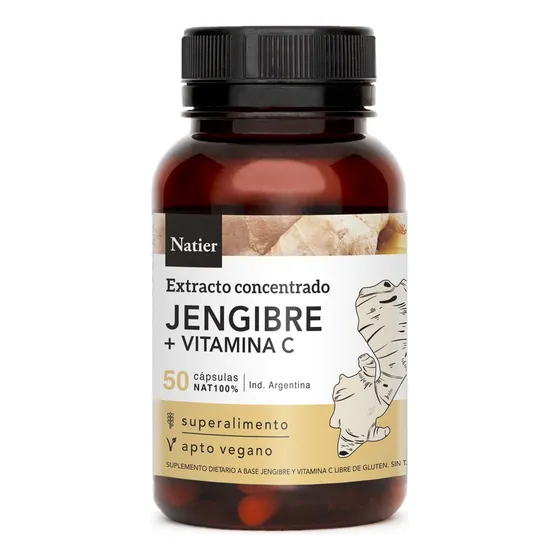 Jengibre Concentrado Natier X 50 Cápsulas