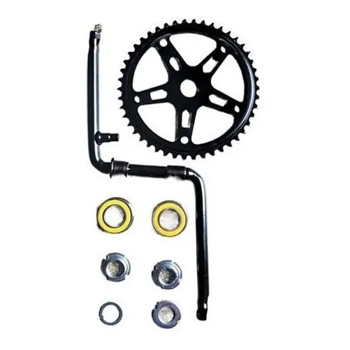 Kit Pedivela Monobloco 165mm Caloi Monark Centro 45mm +coroa