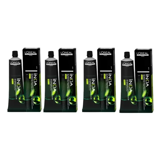 Tintura Loreal Inoa Hair Dry Sin Amoniaco Pack X4 Unidades