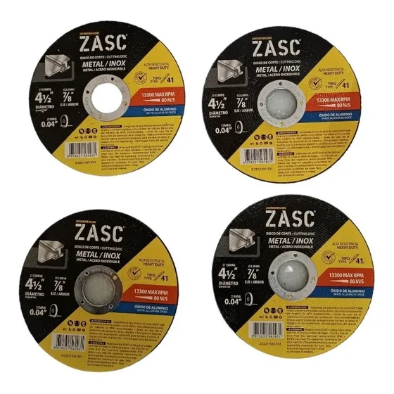 Disco Corte 4 1/2 X 1.22 X 7/8 Extra Fino Tolsen (4 Unid)