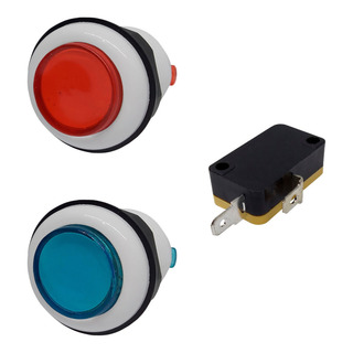Pack 50 Botones Arcade De Video Con Microswitch Pack 50 Botones Arcade De Video Con Microswitch