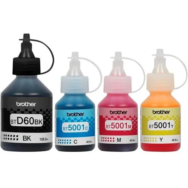 Kit De 4 Tintas Originales Multifuncional Brother Ecotank