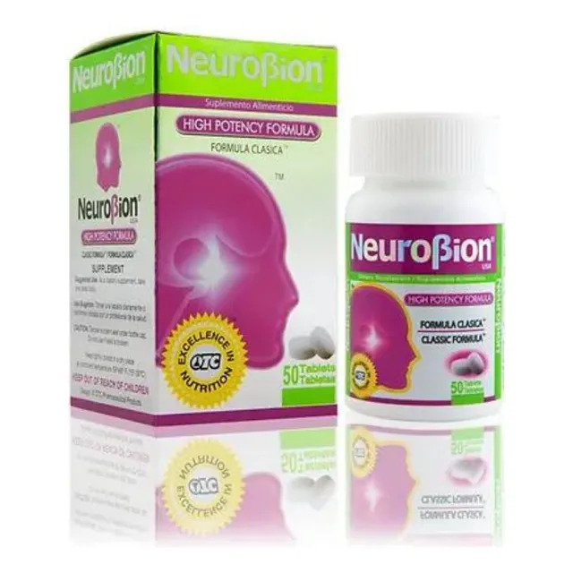 Neurobion Clásico 50 Tabletas Suplemento Vitamina B Energía