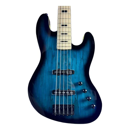Baixo elétrico passivo ativo de 5 cordas Yamaha Trbx505 Cafe