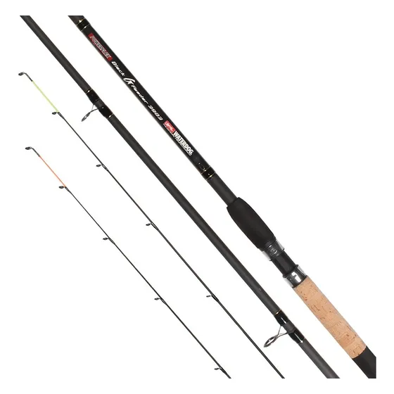 Caña Waterdog Black G Feeder 3,90mts 3 Tramos Punteros Peje