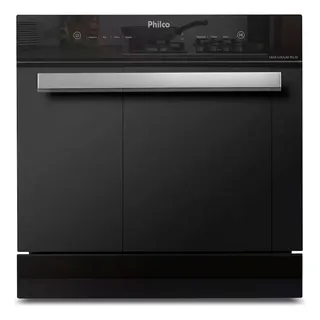 Lava-louças Pll10 10 Serviços 6 Programas Embutir Painel Dig Preto 127v