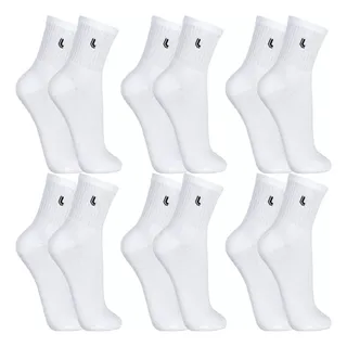 Kit 6 Pares Meia Lupo Cano Médio Academia Algodão Original Kit 6 Pares Meia Lupo Cano Médio Academia Algodão Original