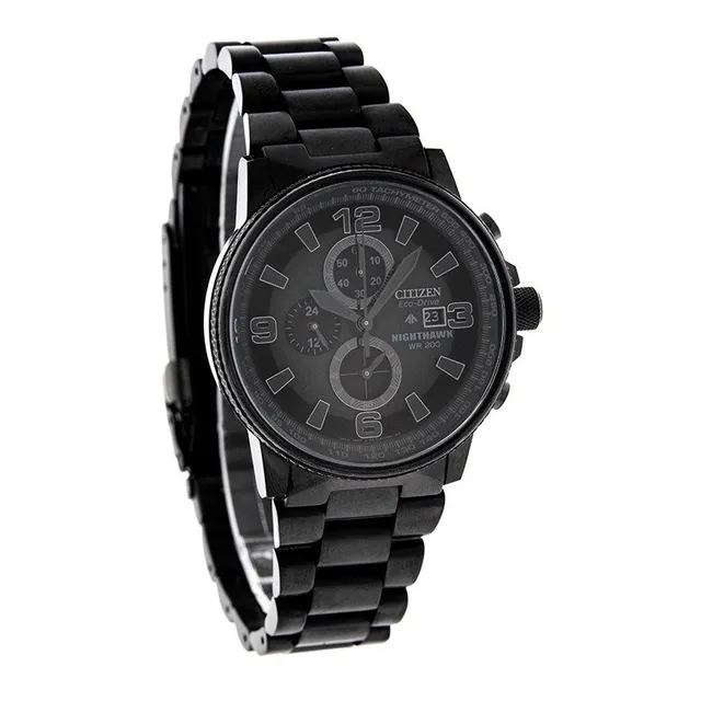 Reloj Citizen Eco Drive Nighthawk Nuevo Original Negro